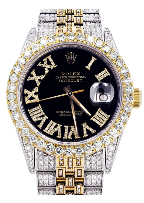 rolex two tone datejust watch 36mm|rolex datejust 36 with diamonds.